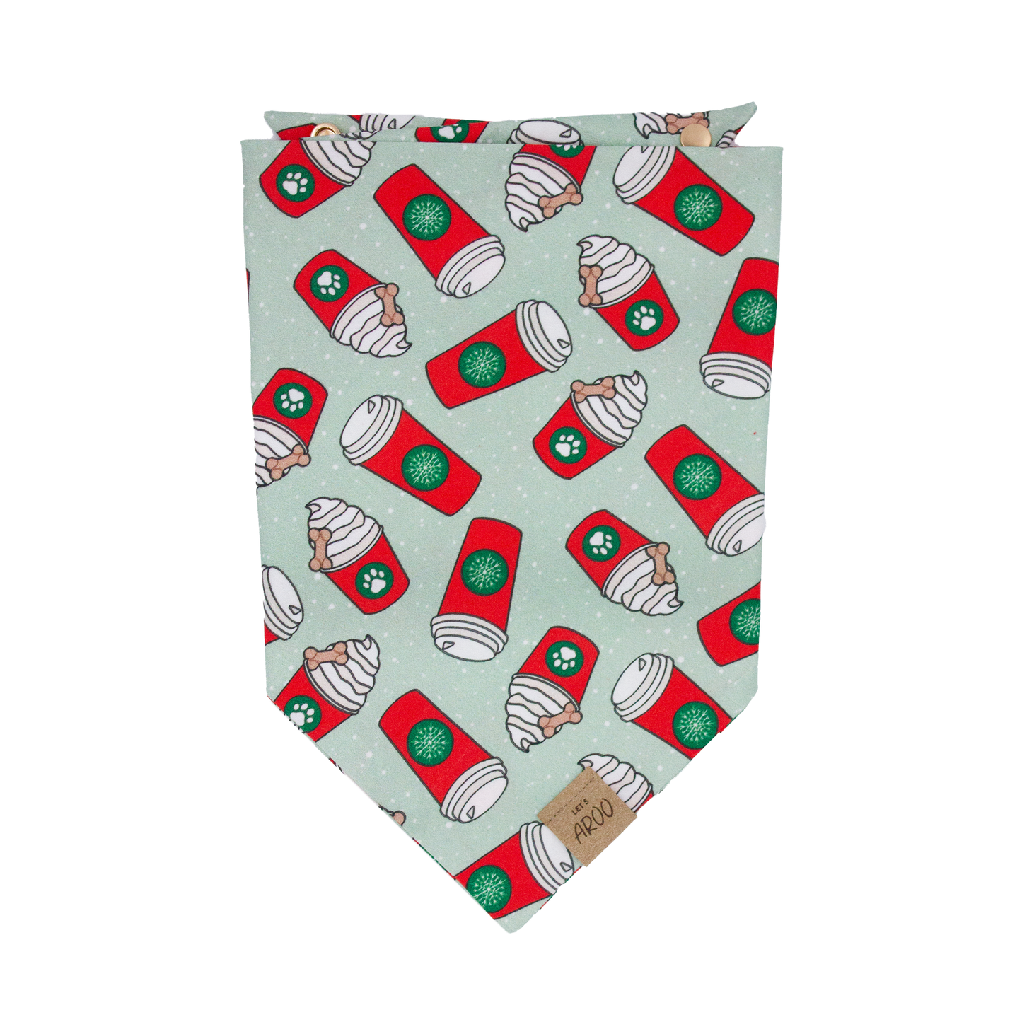 Pup Cup Run Bandana - Holiday Edition