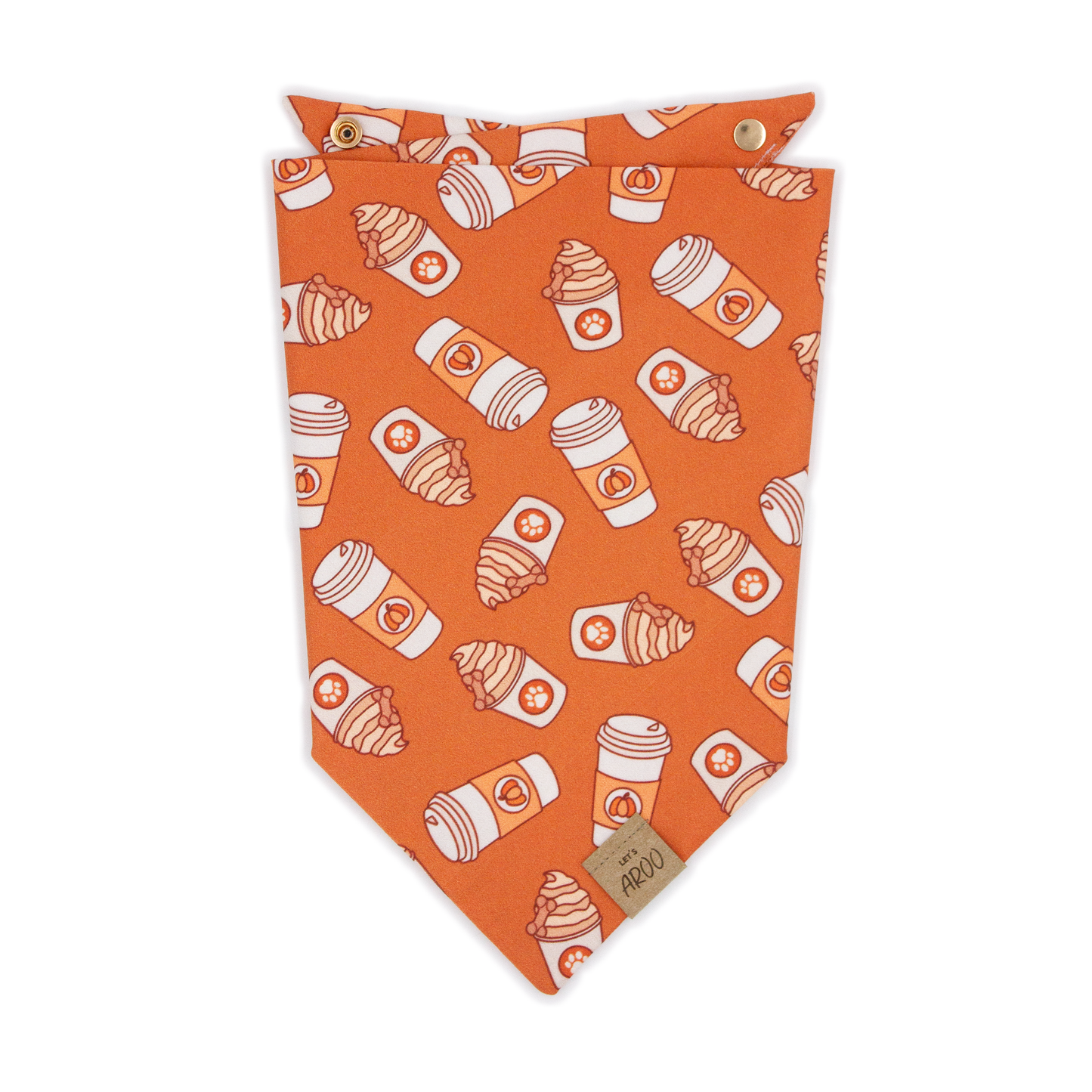 Pup Cup Run Bandana - Pumpkin Spice Edition