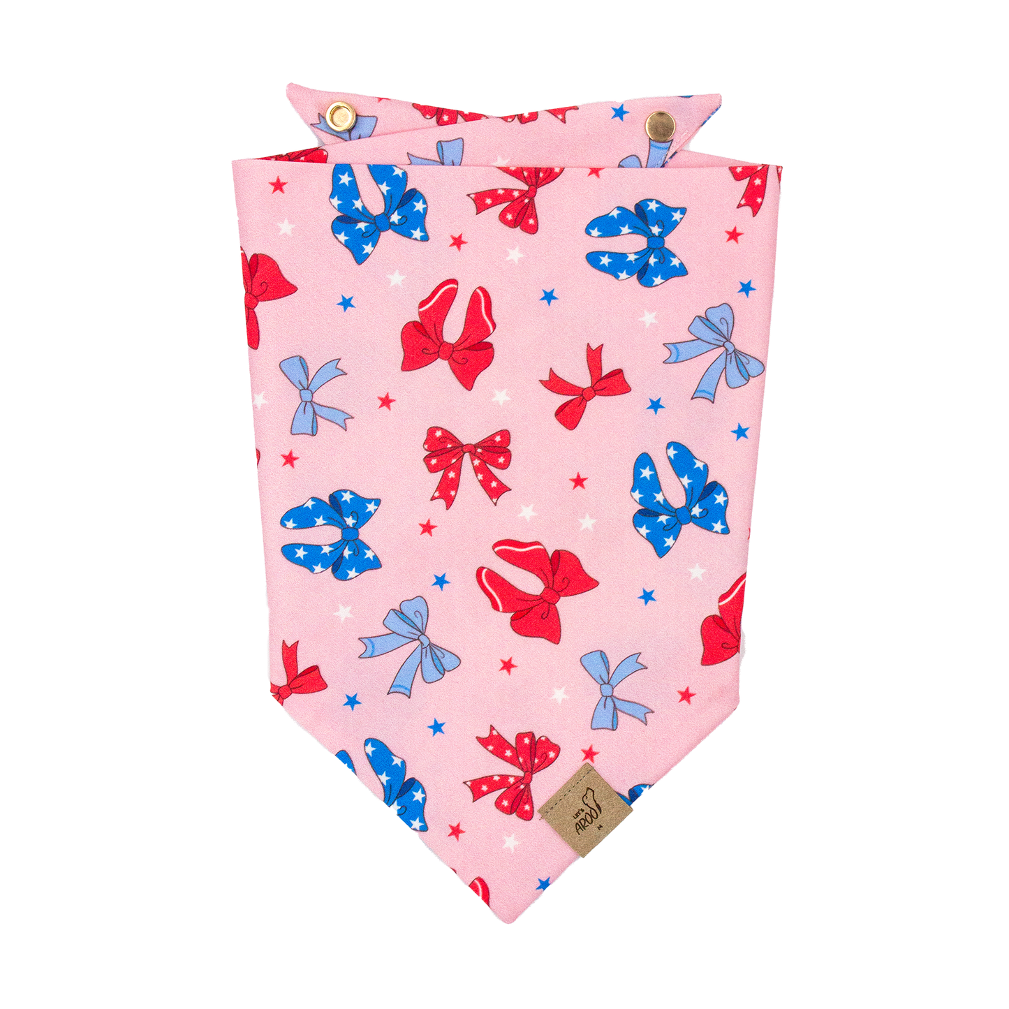 Red, White, and Blue Coquette Bandana