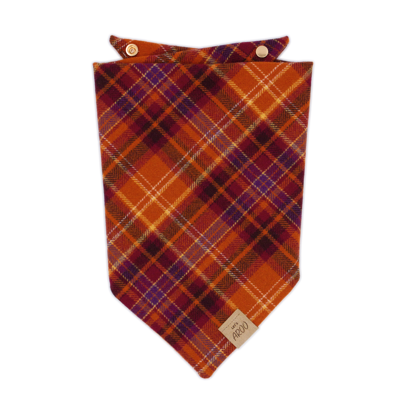 Copper Flannel Bandana