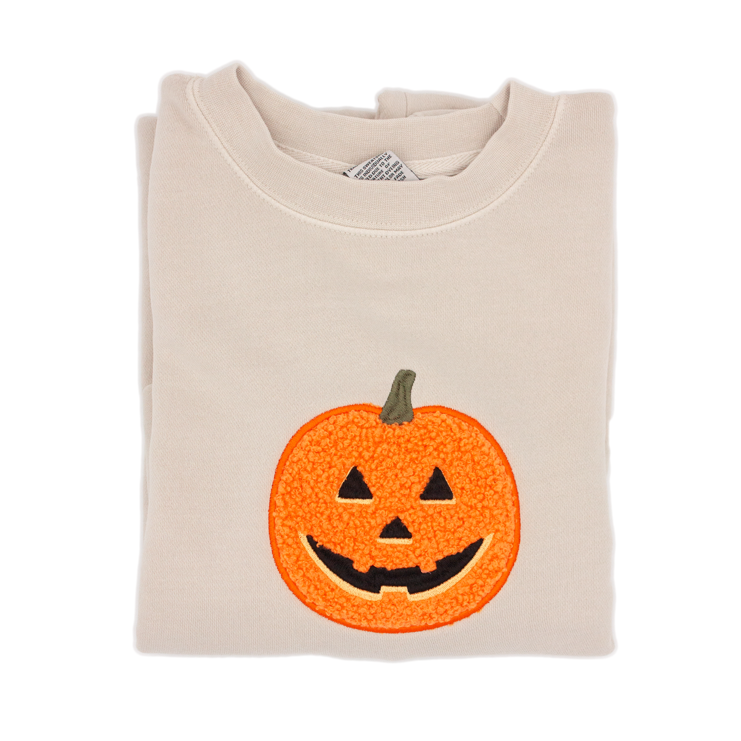 Jack O Lantern Embroidered Crewneck Sweatshirt