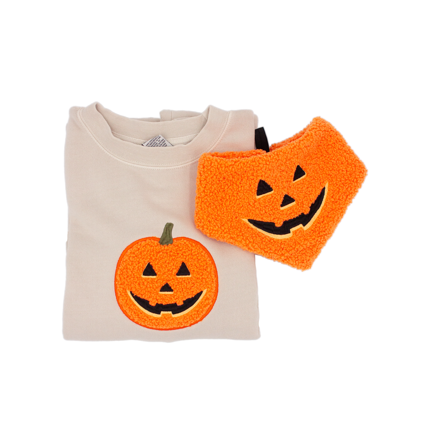 Jack O Lantern Embroidered Crewneck Sweatshirt