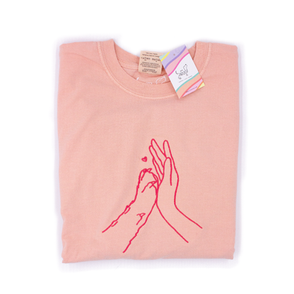 High Five Embroidered Tee