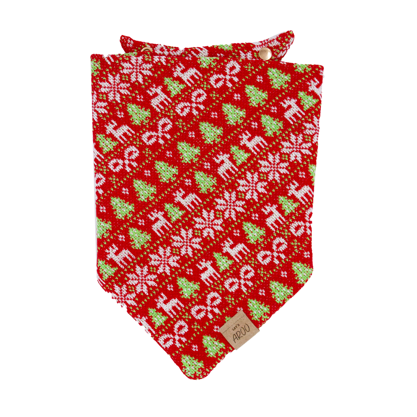 Ugly Sweater Bandana - Red