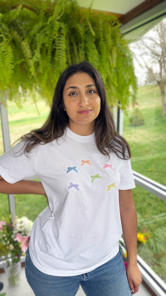 Coquette Embroidered Tee