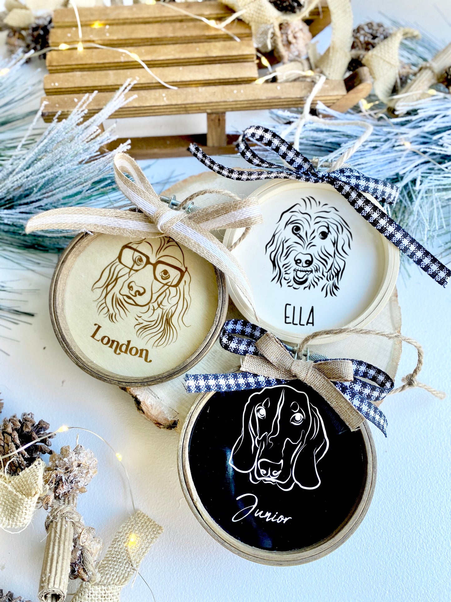 Pet Portrait Ornament