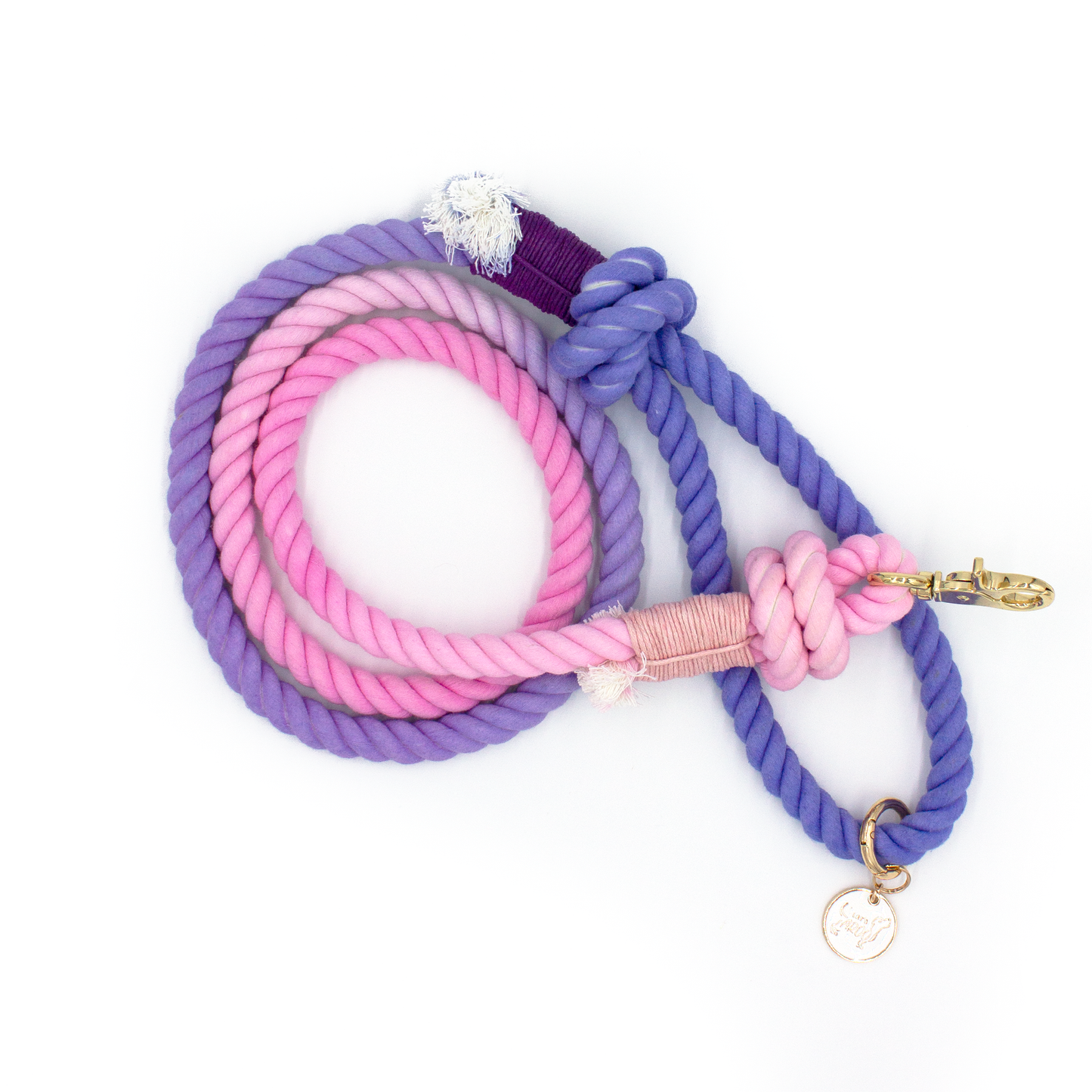Purpink Rope Leash