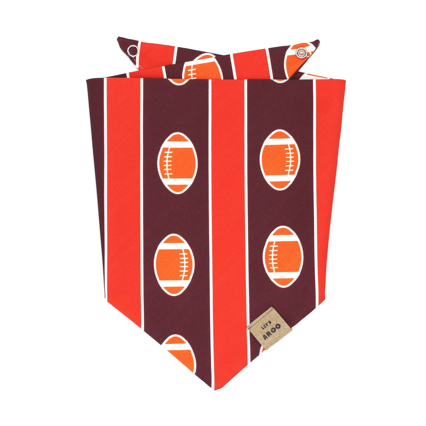 Virginia tech Football Striped Bandana