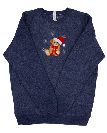 Teddy Embroidered Crewneck Sweater