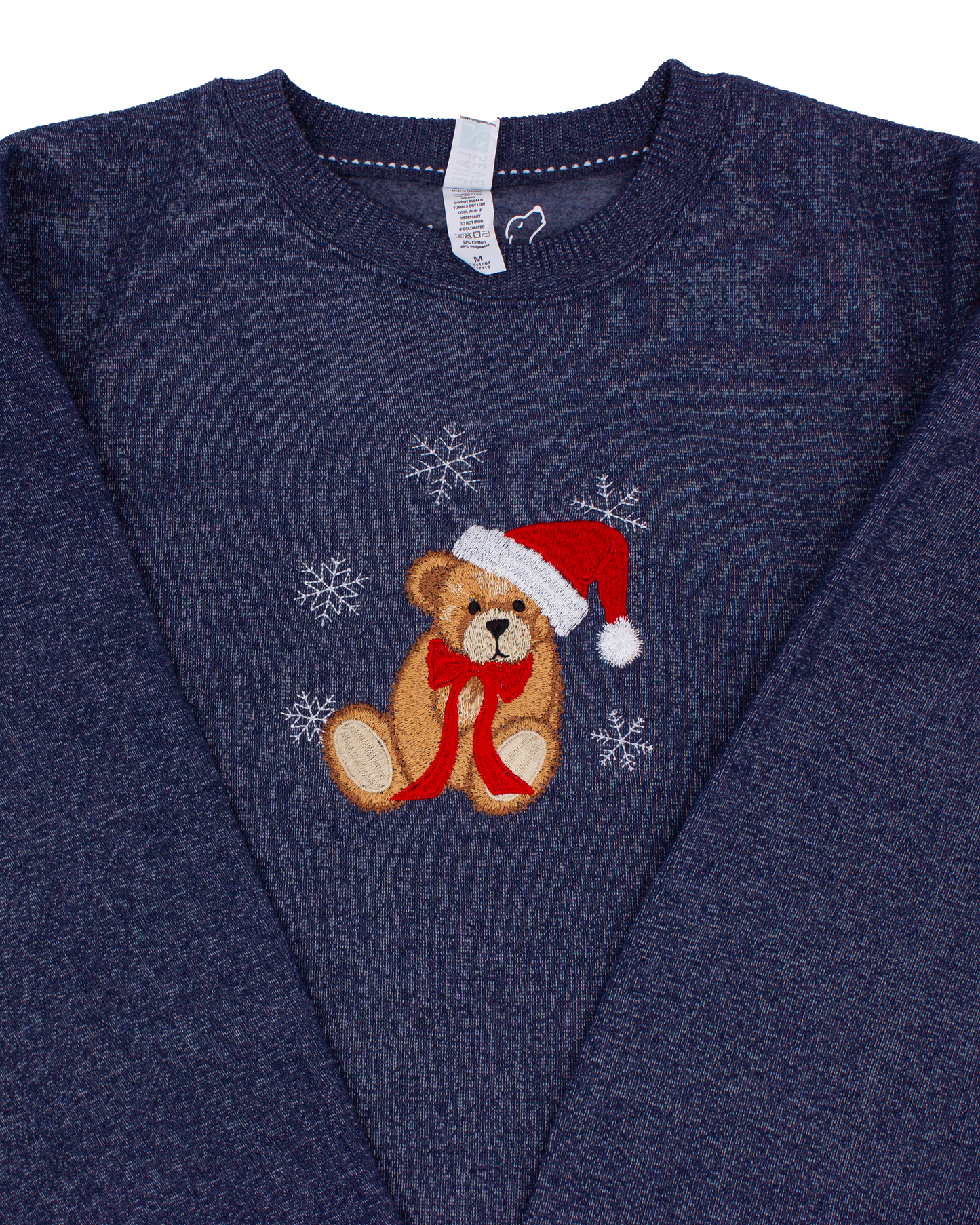 Teddy Embroidered Crewneck Sweater