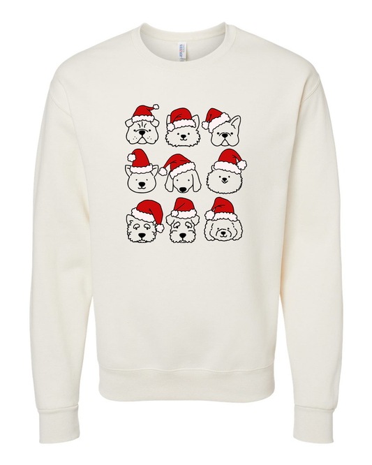 Santa Pups Crewneck Sweatshirt