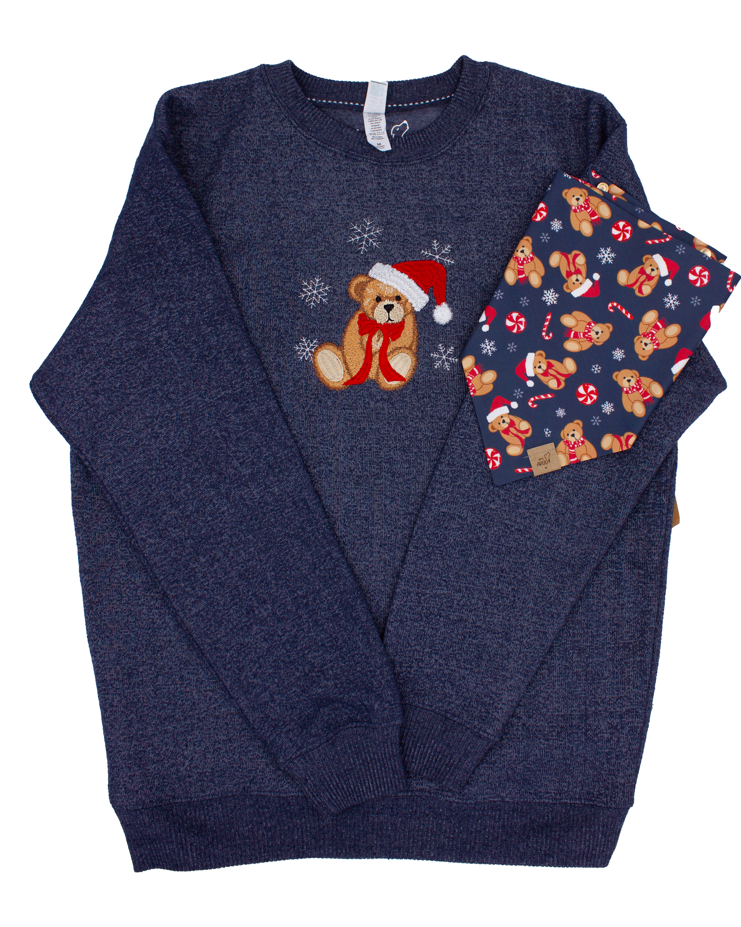 Teddy Embroidered Crewneck Sweater