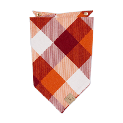 Rust Flannel Bandana