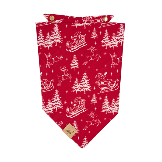 Santa Sleigh Bandana