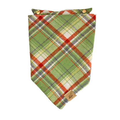 Green Flannel Bandana