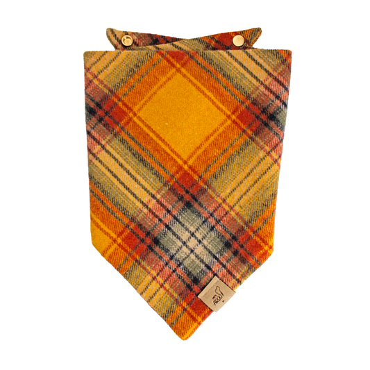 Mustard Flannel Bandana