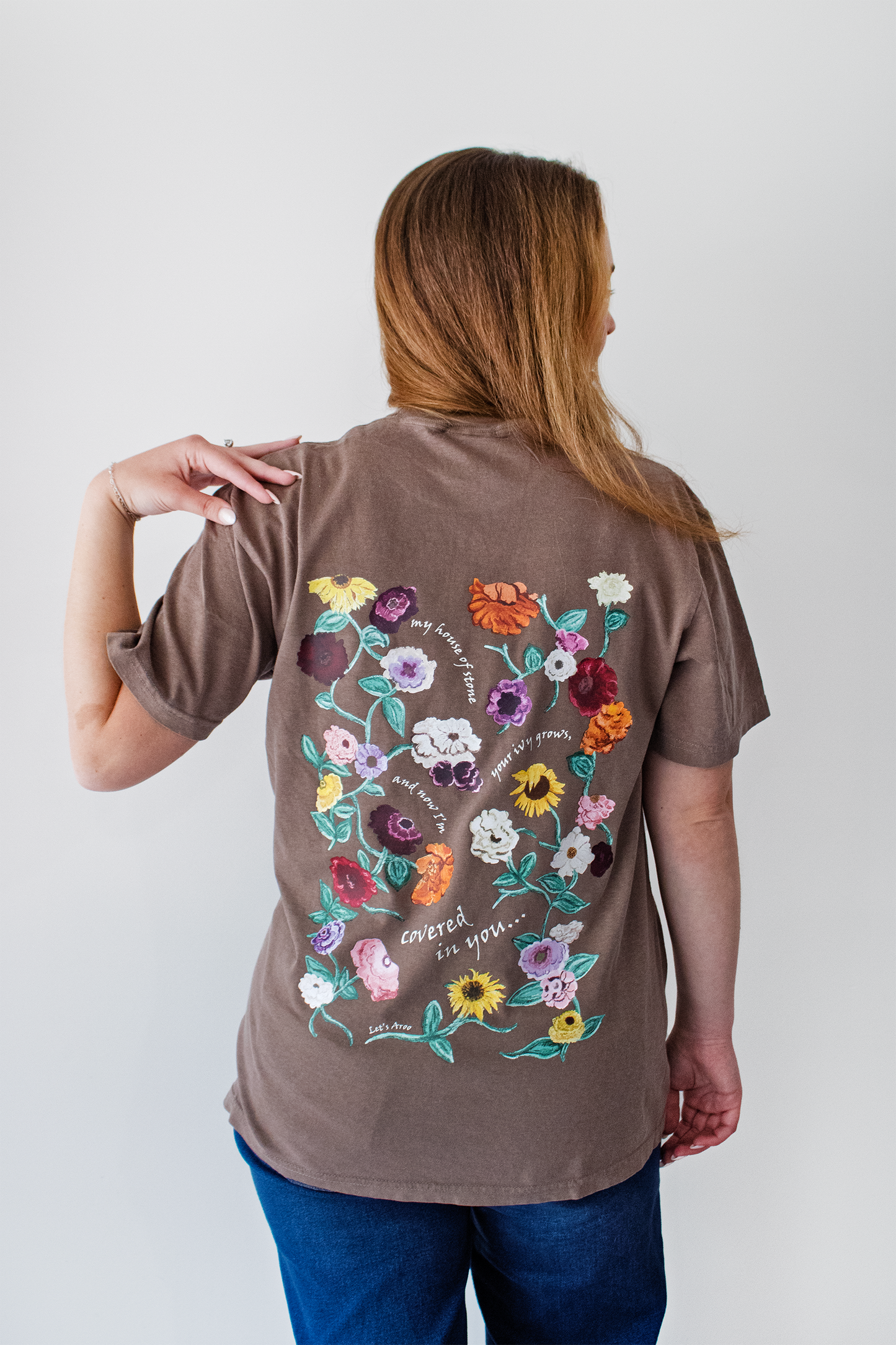 Acoustic Piano Floral Pocket Tee