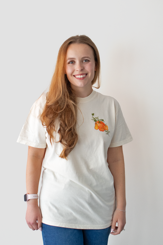 Oil Pastel Pumpkins Tee