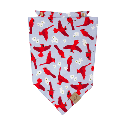 Virginia Cardinal and Dogwood Bandana