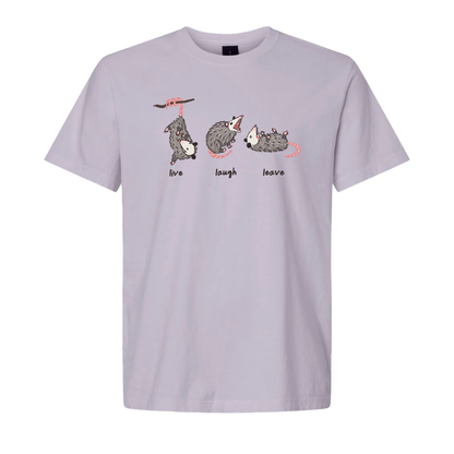 Live Laugh Leave Possum Tee