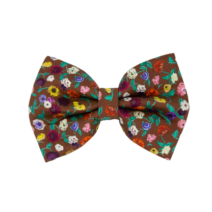 Acoustic Piano Floral Bow Tie
