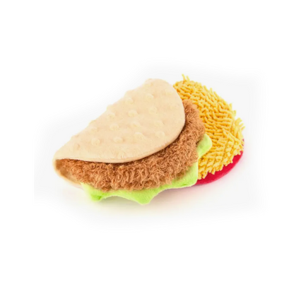 Taco Plush Dog Toy