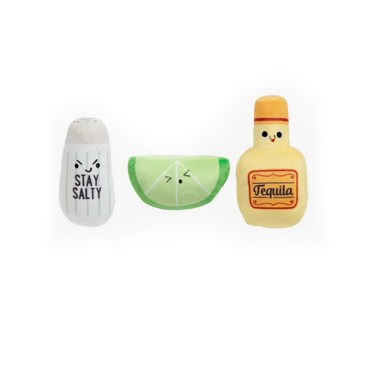 Tequila Shots Dog Toy Set